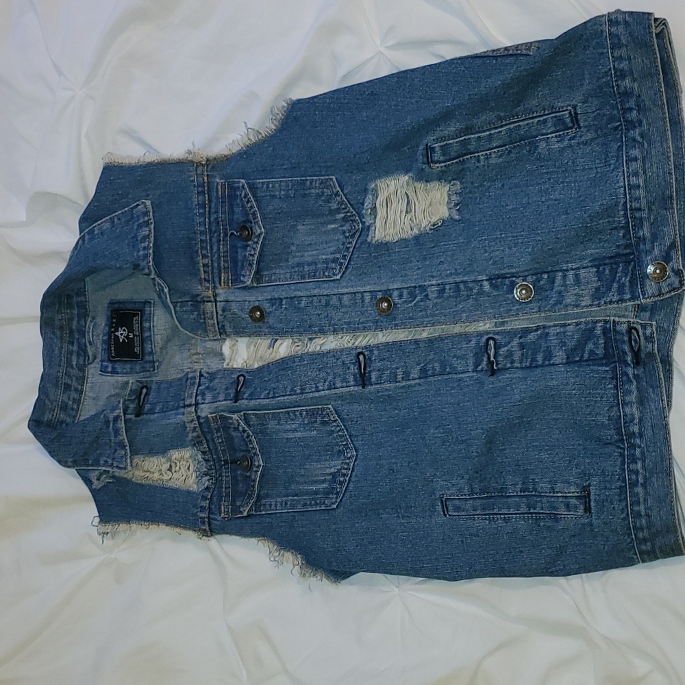 American Bazi jean vest